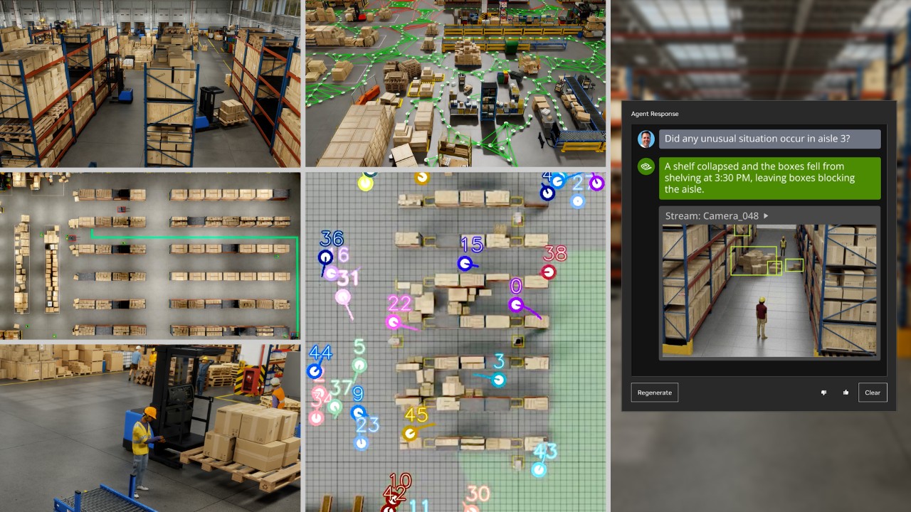 NVIDIA combineert digitale tweeling met realtime AI voor industriële automatisering