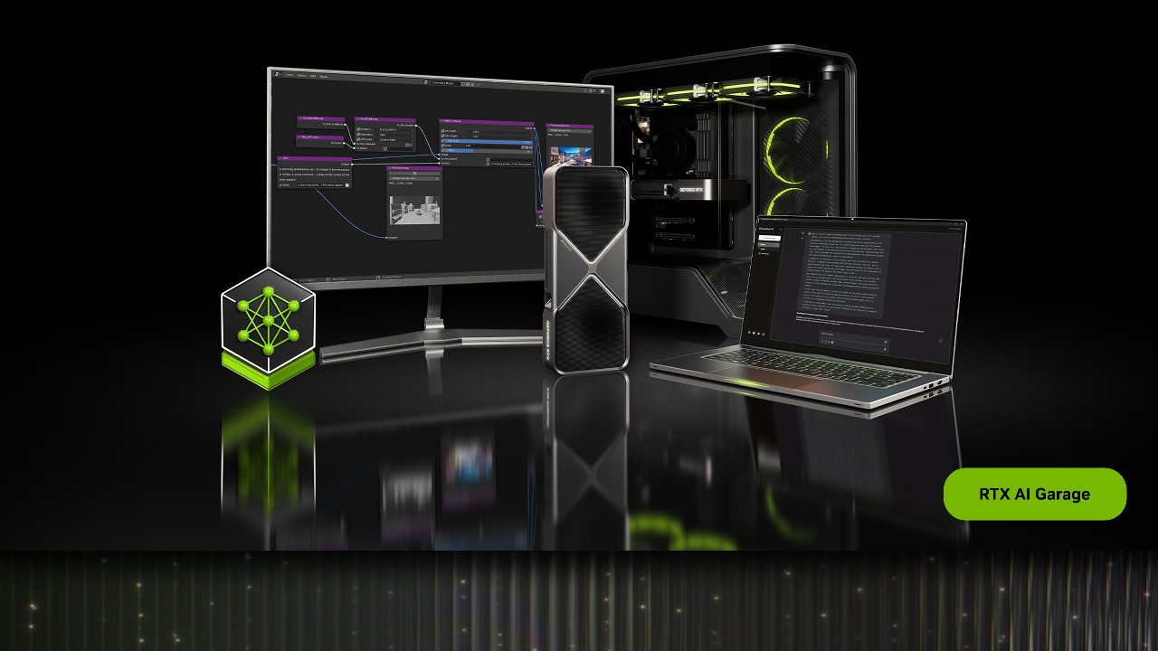 RTX AI Garage: NVIDIA en Microsoft geven de ontwikkeling van RTX AI-pc's een boost